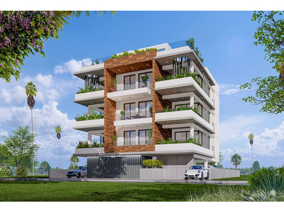 2 Bedroom plus 1Top floor Apartment with Roof Garden  in Larnaca