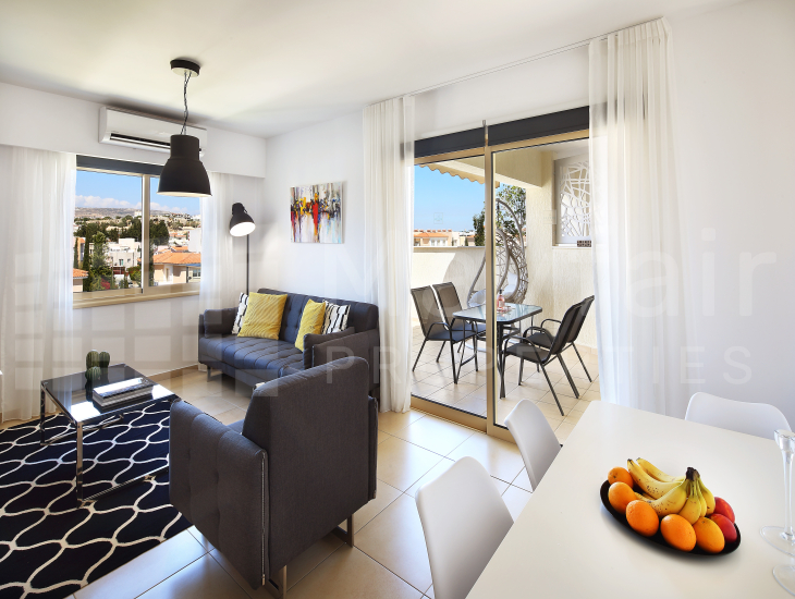 2 Bedroom Top Floor Apartment For Sale in Paphos 
