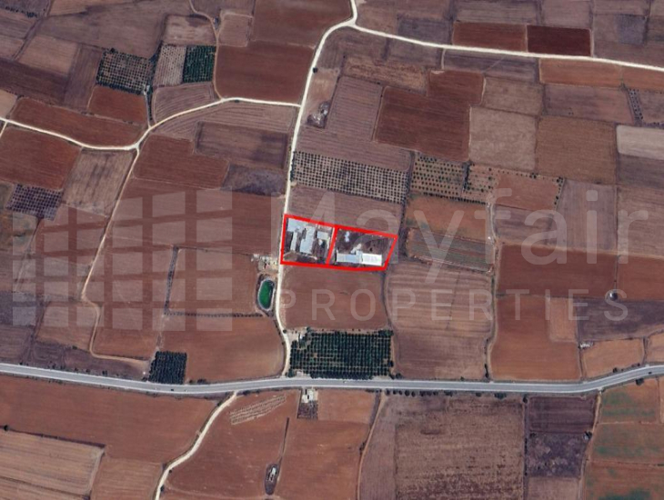 Two agricultural fields in Astromeritis, Nicosia