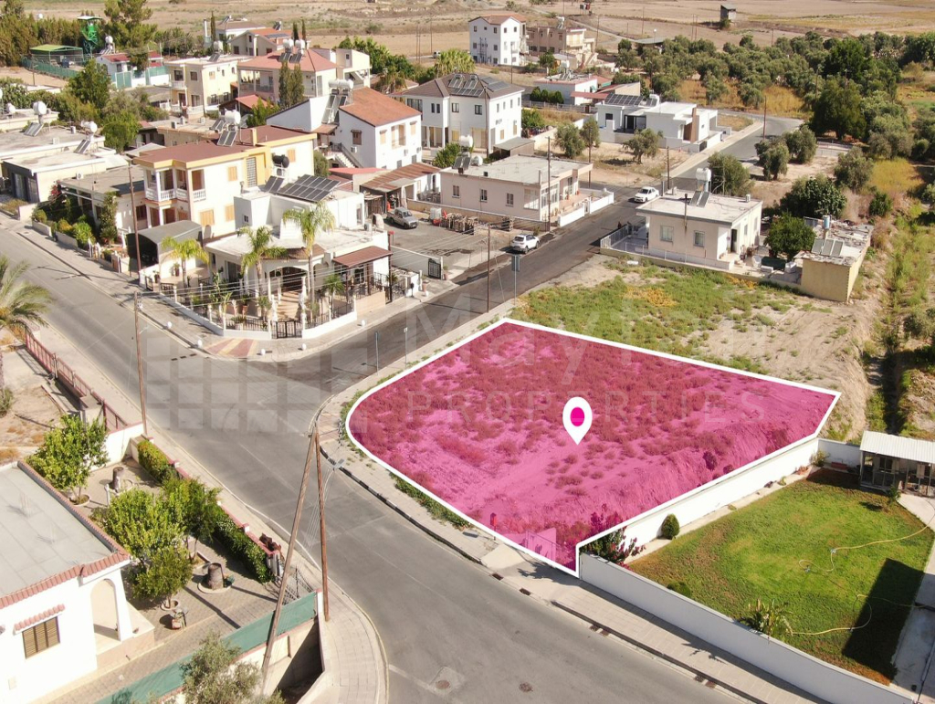 Corner Residential Plot in Athienou, Larnaca