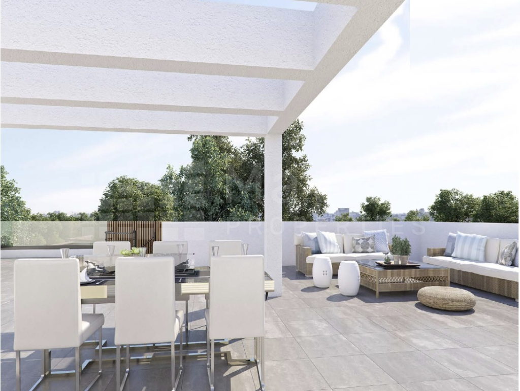 2 Top Floor Apartments with Roof Garden 