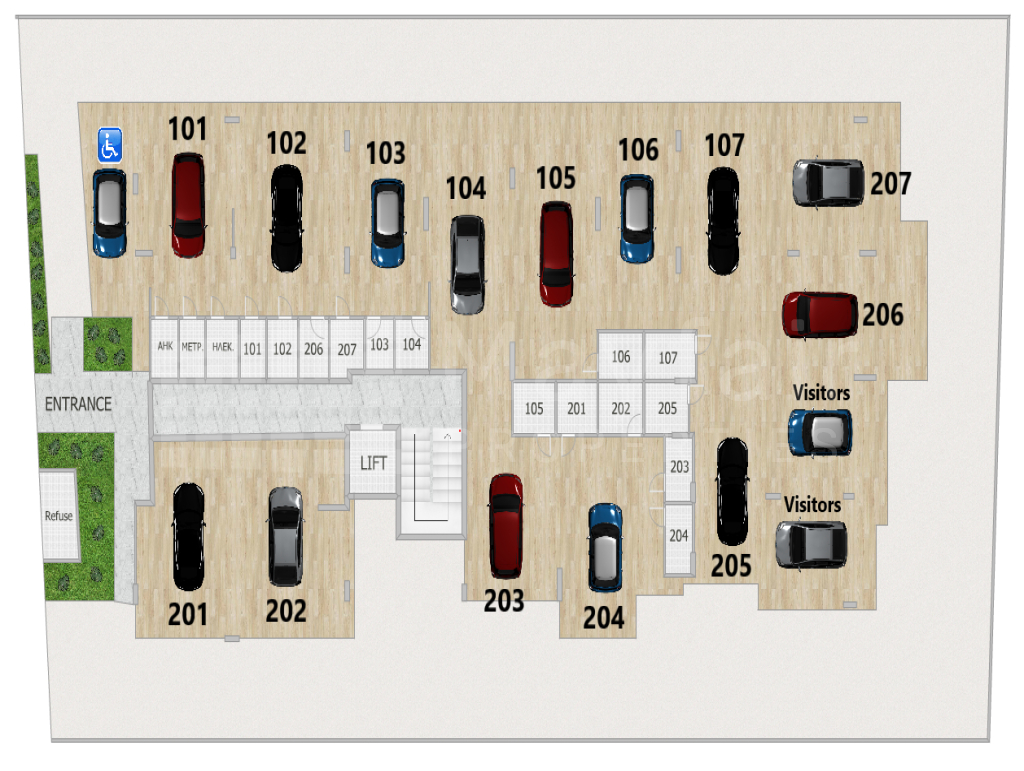 2 Bedroom Top-Floor Apartment for Sale