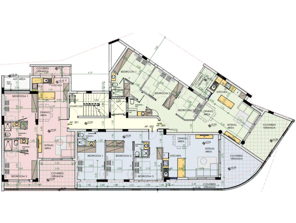 4 plus 1 Bedroom Top Floor Apartment with Roof Garden for Sale