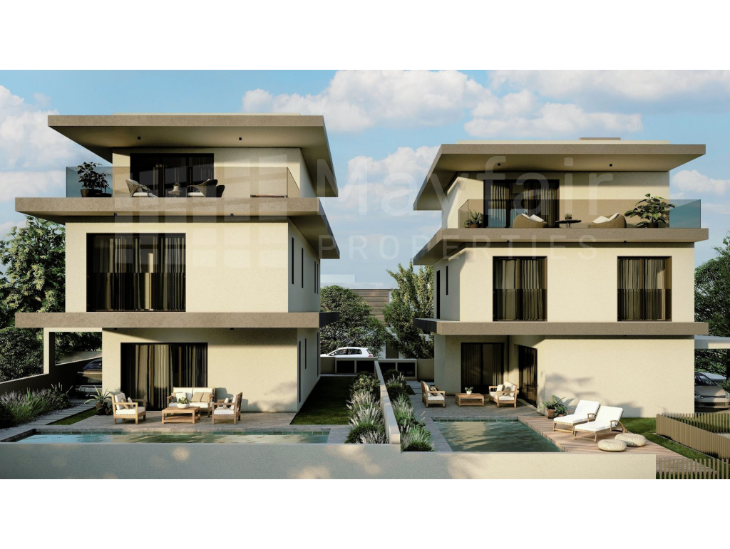 4 bedroom House with pool for Sale in Ypsonas