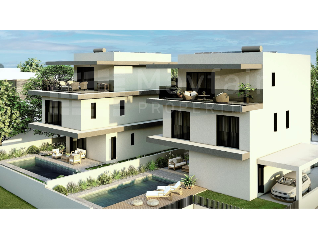 4 bedroom House with pool for Sale in Ypsonas