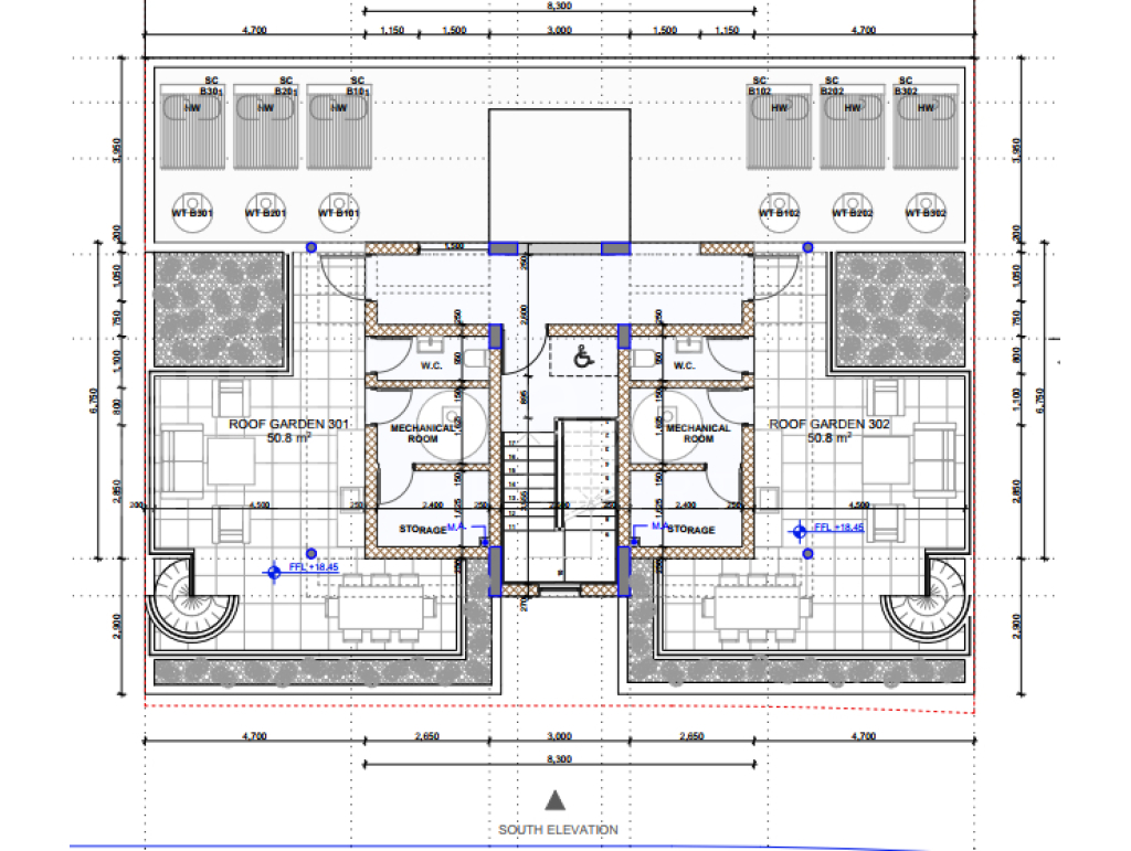 2 Bedroom Penthouse with Roof Garden For Sale in Livadia