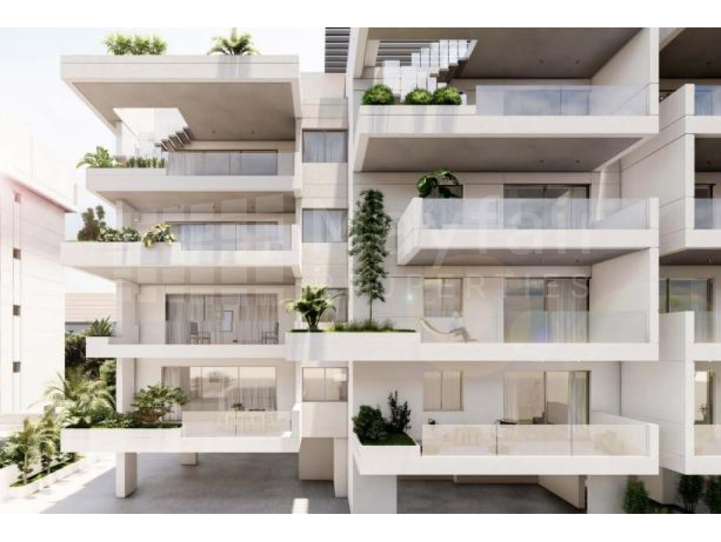 2 Bedroom Top Floor Apartment with Roof Garden in Livadia For Sale