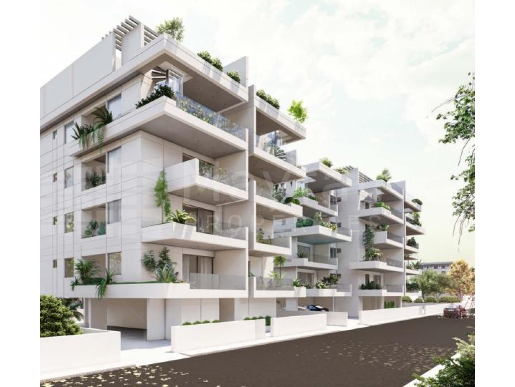 2 Bedroom Top Floor Apartment with Roof Garden in Livadia For Sale