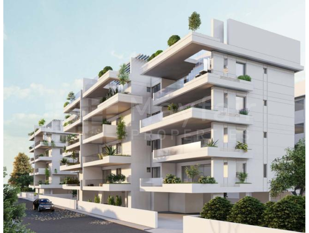 2 Bedroom Top Floor Apartment with Roof Garden in Livadia For Sale