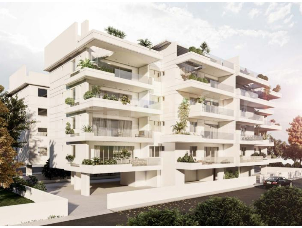 2 Bedroom Top Floor Apartment with Roof Garden in Livadia For Sale