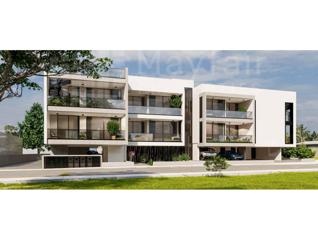2 Bedroom 2 bathroom Top Floor Apartment with Roof Garden in Kiti For Sale
