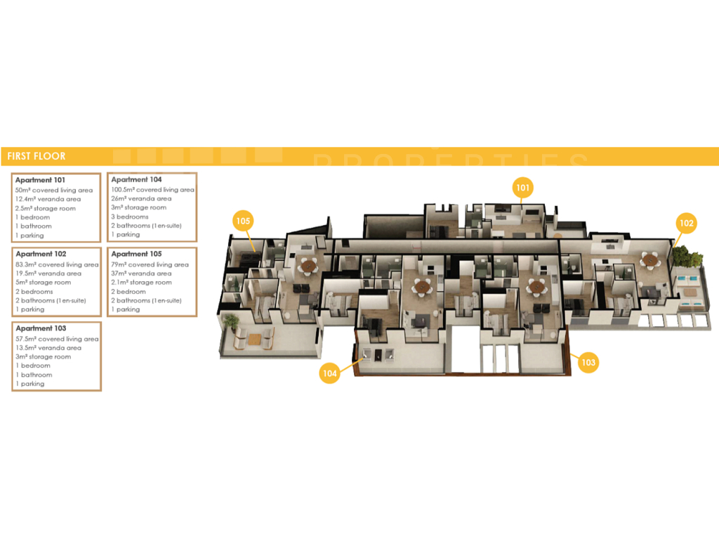 Ground Floor 1 Bedroom Apartment for Sale in Oroklini