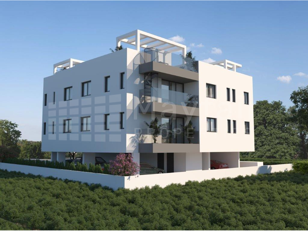 2 Bedroom Penthouse with Roof Garden For Sale in Kiti