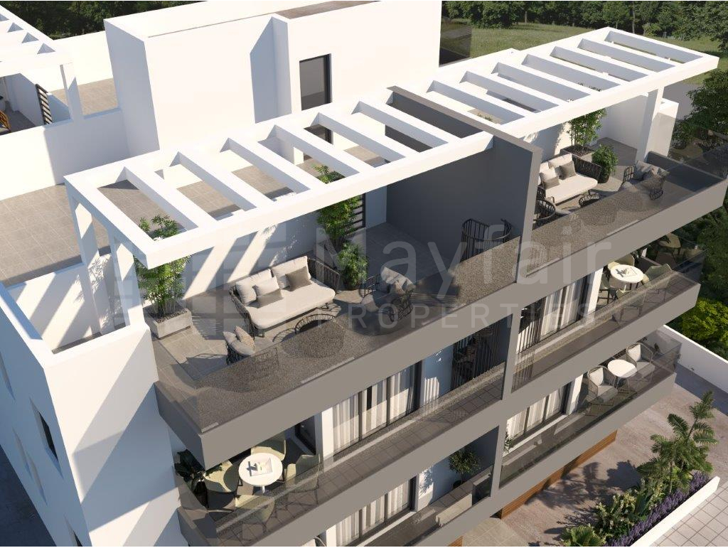 2 Bedroom Penthouse with Roof Garden For Sale in Kiti