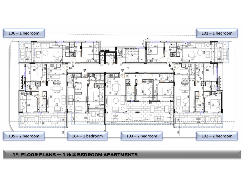 New 2plus1-Bedroom Penthouse in Aradippou, Larnaca For Sale