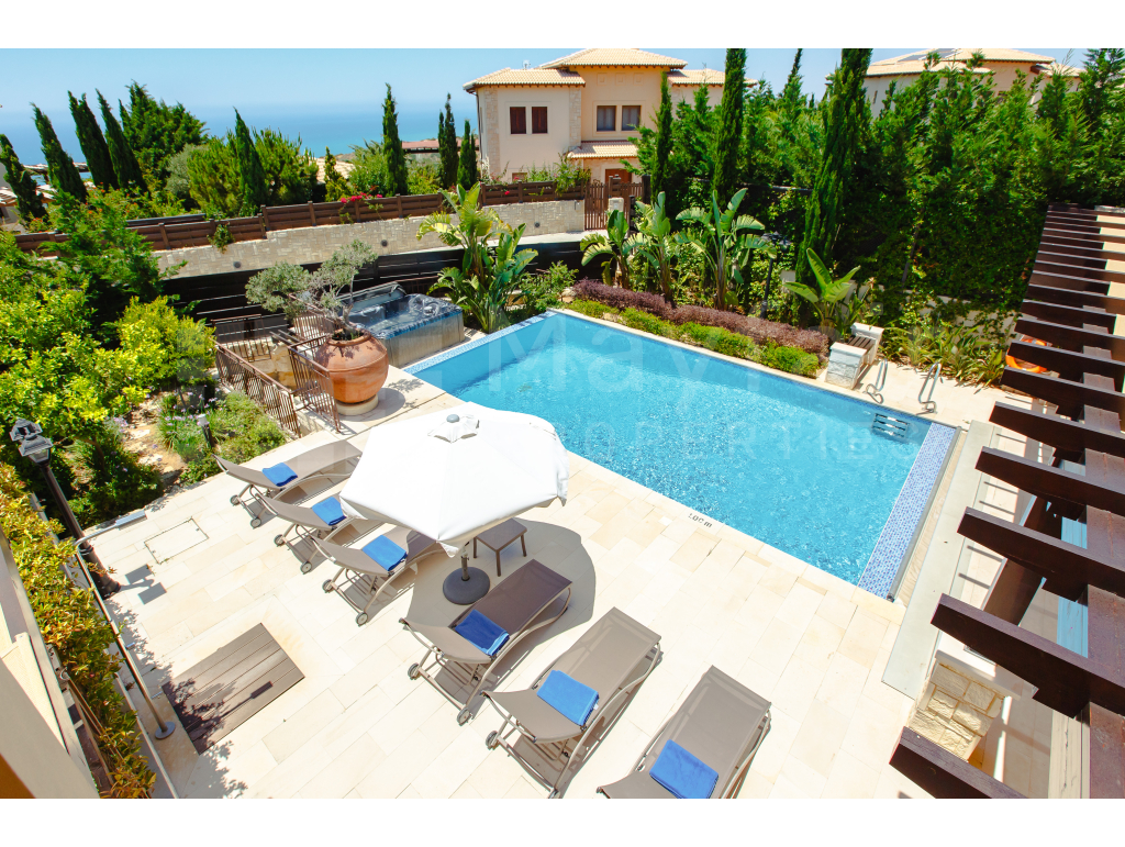 Luxury 3-Bedroom Sea View Villa in Alexander Heights, Aphrodite Hills