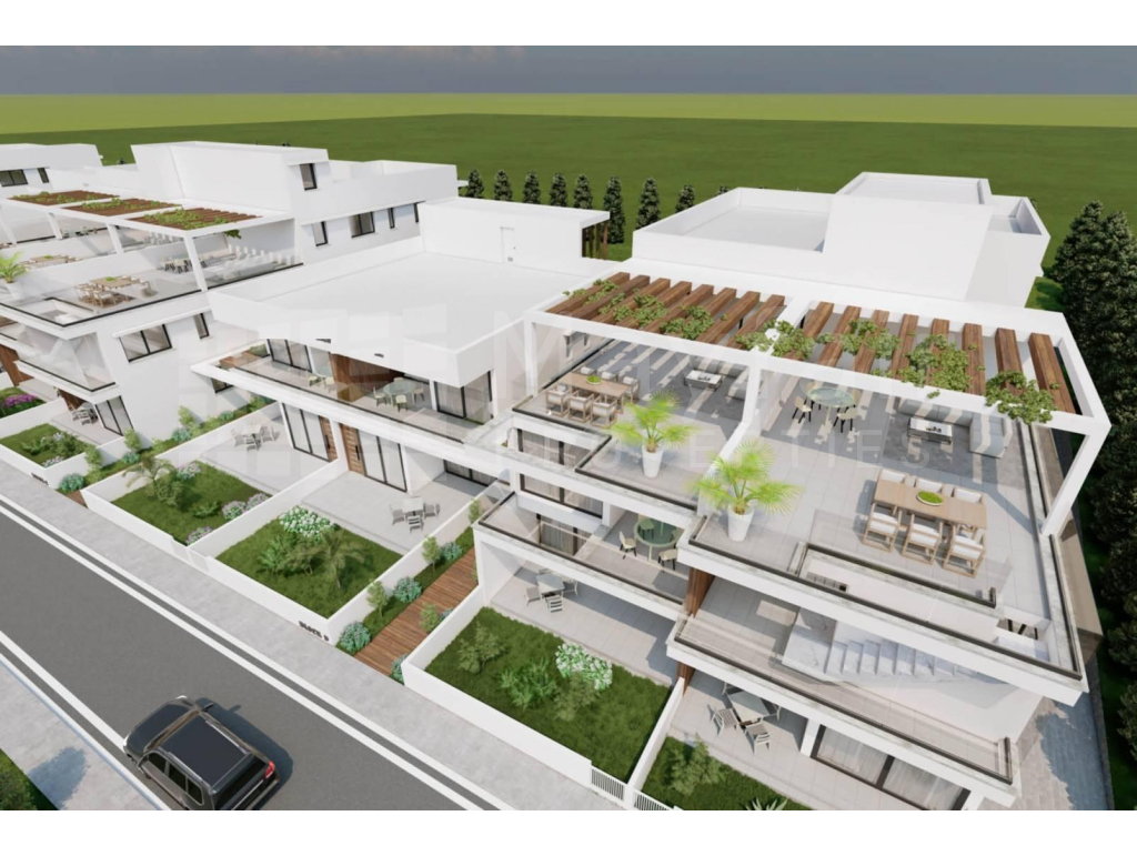 2 Bedroom Penthouse with private Roof Garden in Livadia For Sale
