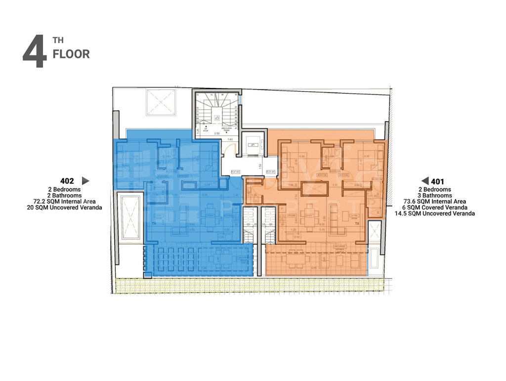 2 Bedroom Apartment in Town Centre For Sale