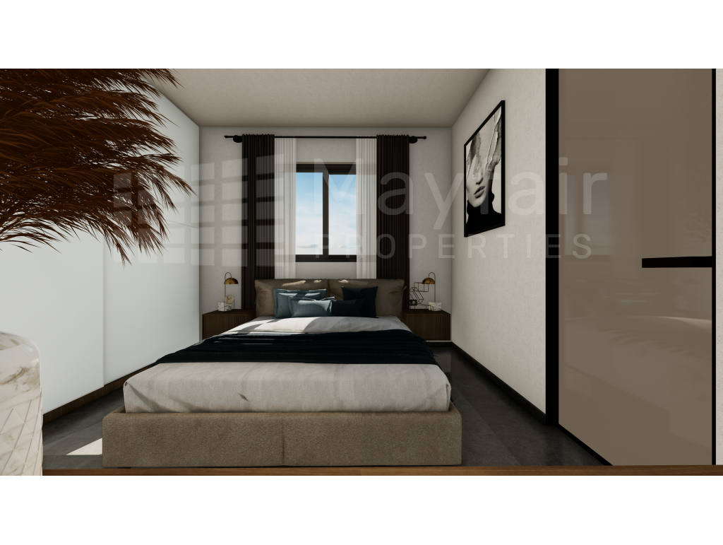 2 Bedroom Penthouse with Roof Garden in Aradippou For Sale