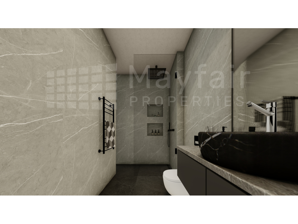2 Bedroom Penthouse with Roof Garden in Aradippou For Sale