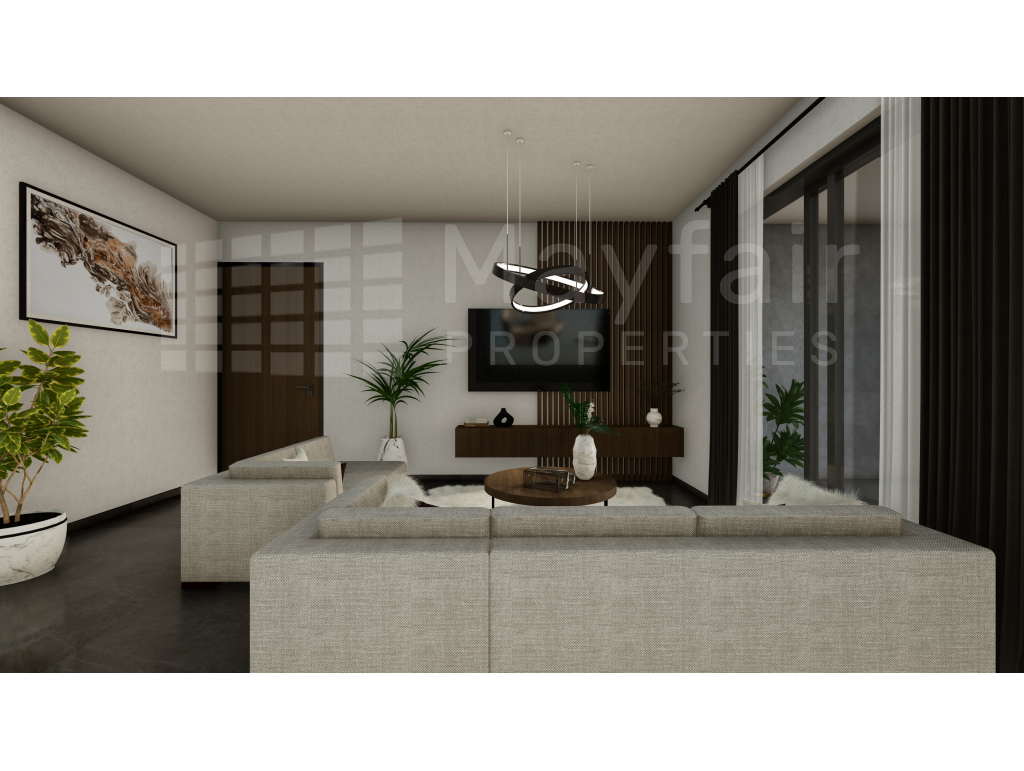 2 Bedroom Penthouse with Roof Garden in Aradippou For Sale