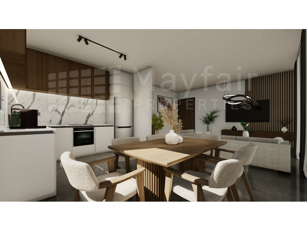 2 Bedroom Penthouse with Roof Garden in Aradippou For Sale