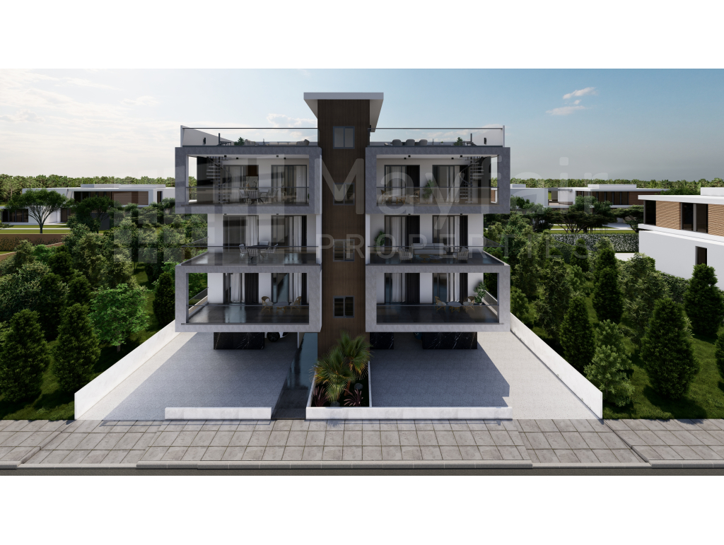 2 Bedroom Penthouse with Roof Garden in Aradippou For Sale