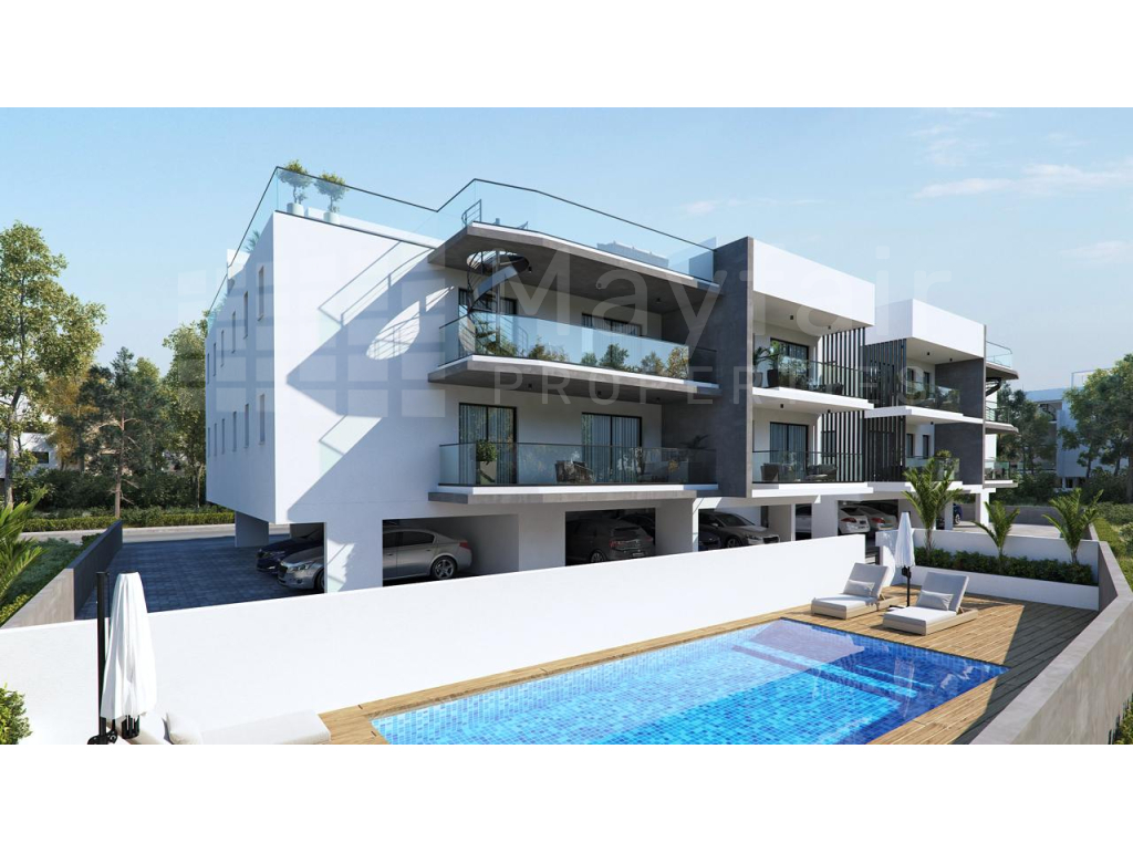 2-Bedroom Penthouse For Sale in Oroklini with Communal Pool