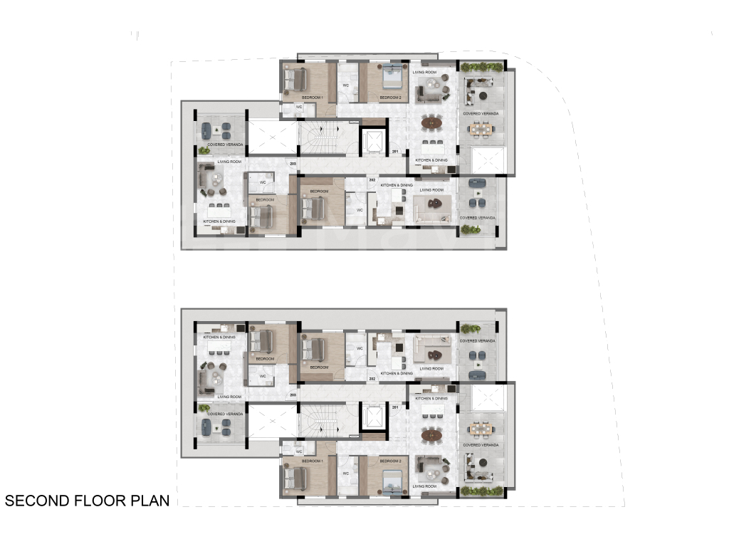 3-Bedroom Seaview Penthouse For Sale in Livadia with Communal Pool