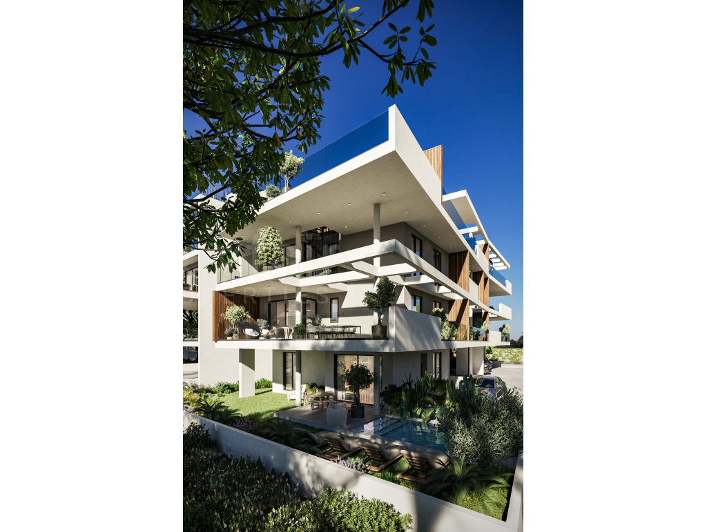 2-Bedroom Penthouse with Roof Garden For Sale in Aradippou