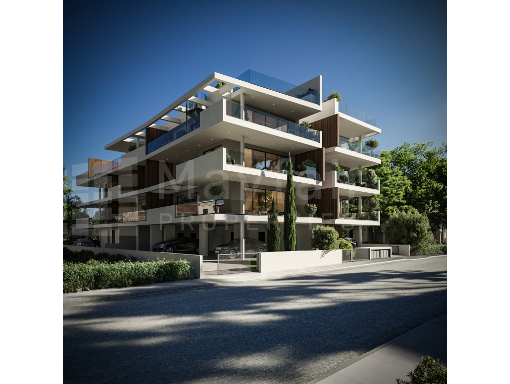 2-Bedroom Penthouse with Roof Garden For Sale in Aradippou