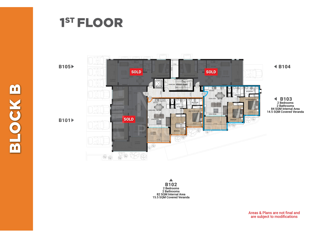 1-Bedroom Apartment For Sale in Kiti