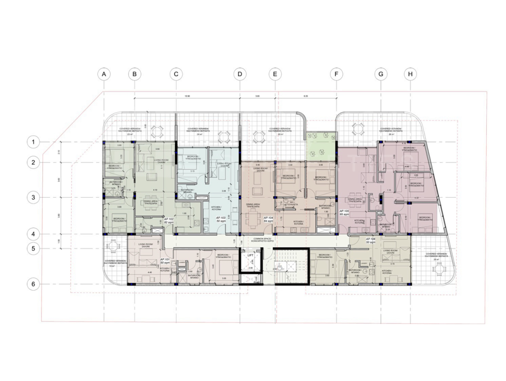 3 Bedroom Top Floor Apartment in City Centre of Limassol
