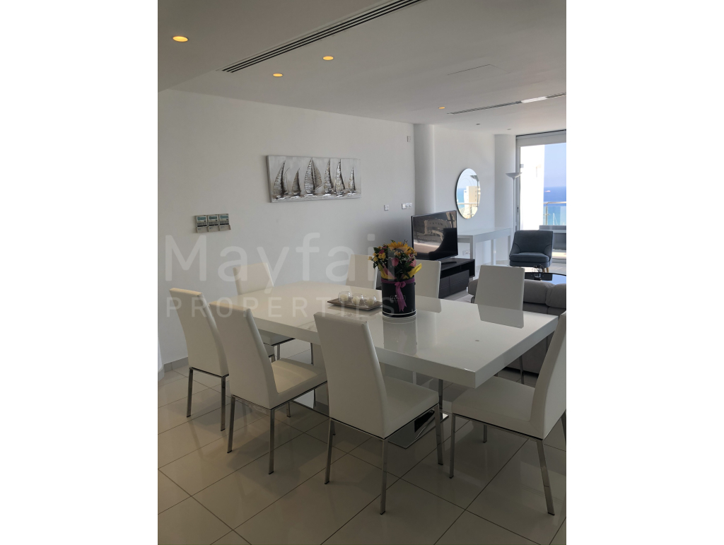 2 Bedroom Sea View Duplex in Town Centre Larnaca