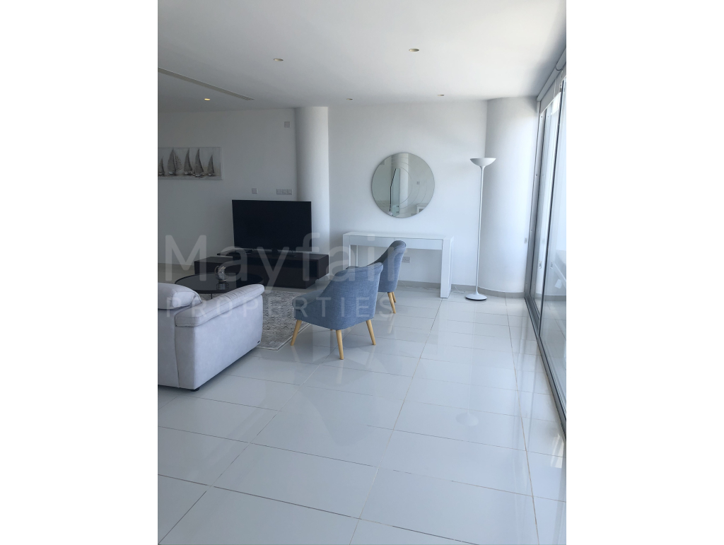 2 Bedroom Sea View Duplex in Town Centre Larnaca