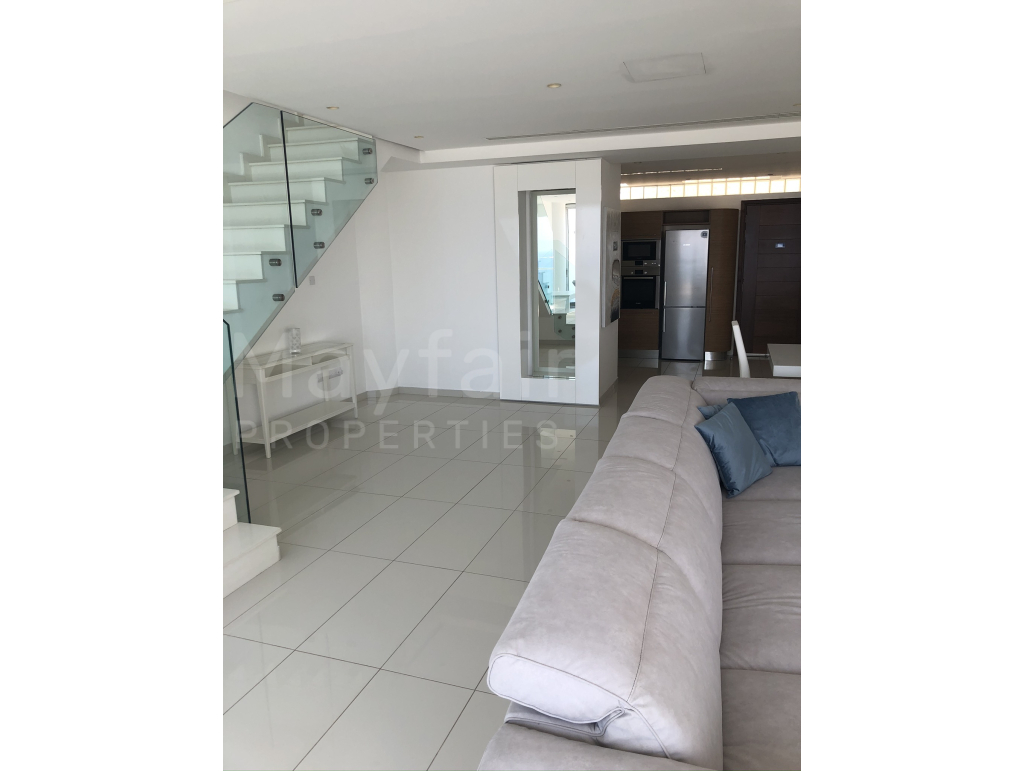 2 Bedroom Sea View Duplex in Town Centre Larnaca