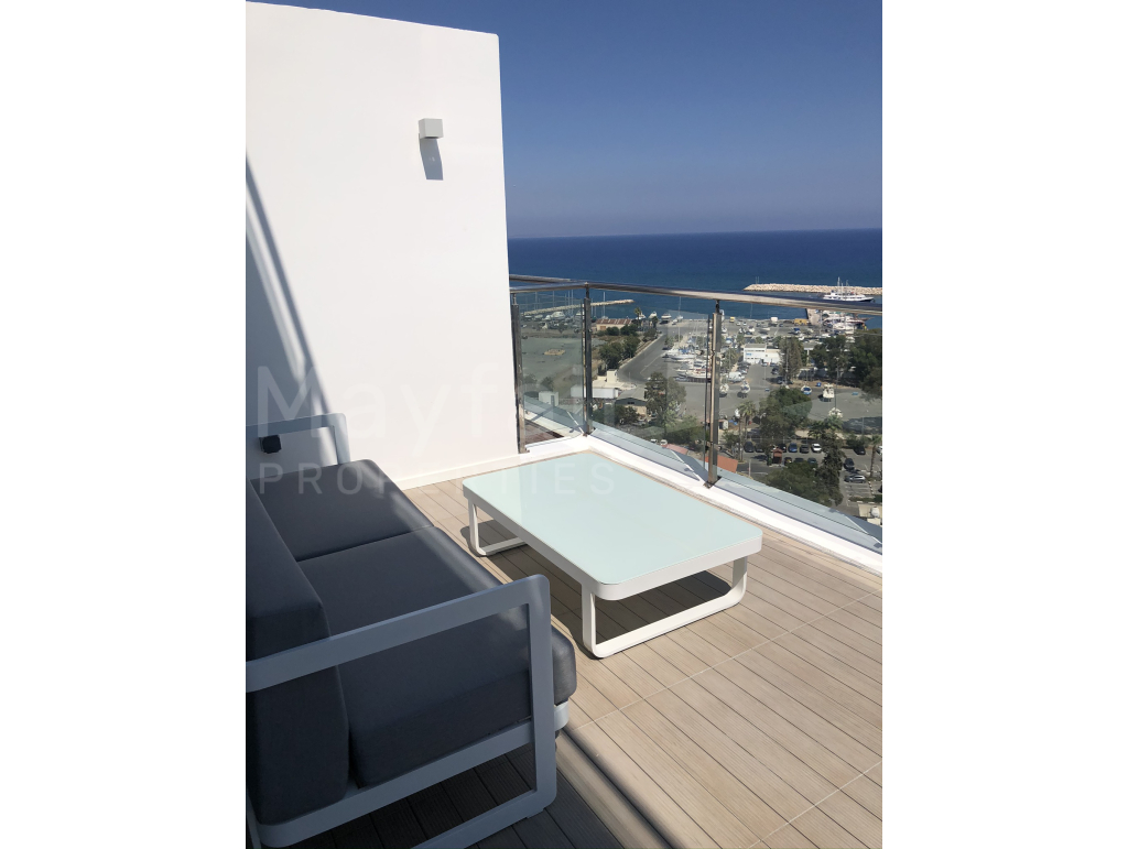 2 Bedroom Sea View Duplex in Town Centre Larnaca