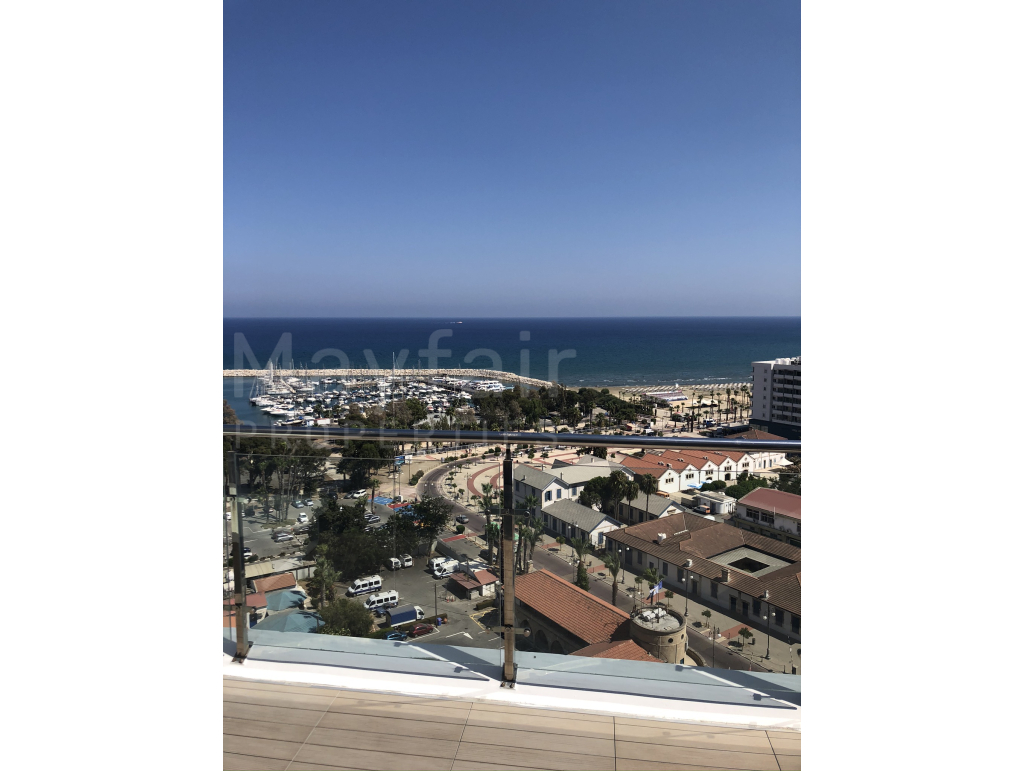 2 Bedroom Sea View Duplex in Town Centre Larnaca
