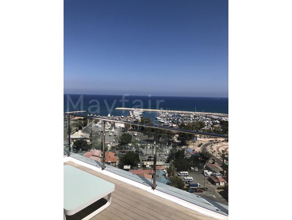 2 Bedroom Sea View Duplex in Town Centre Larnaca