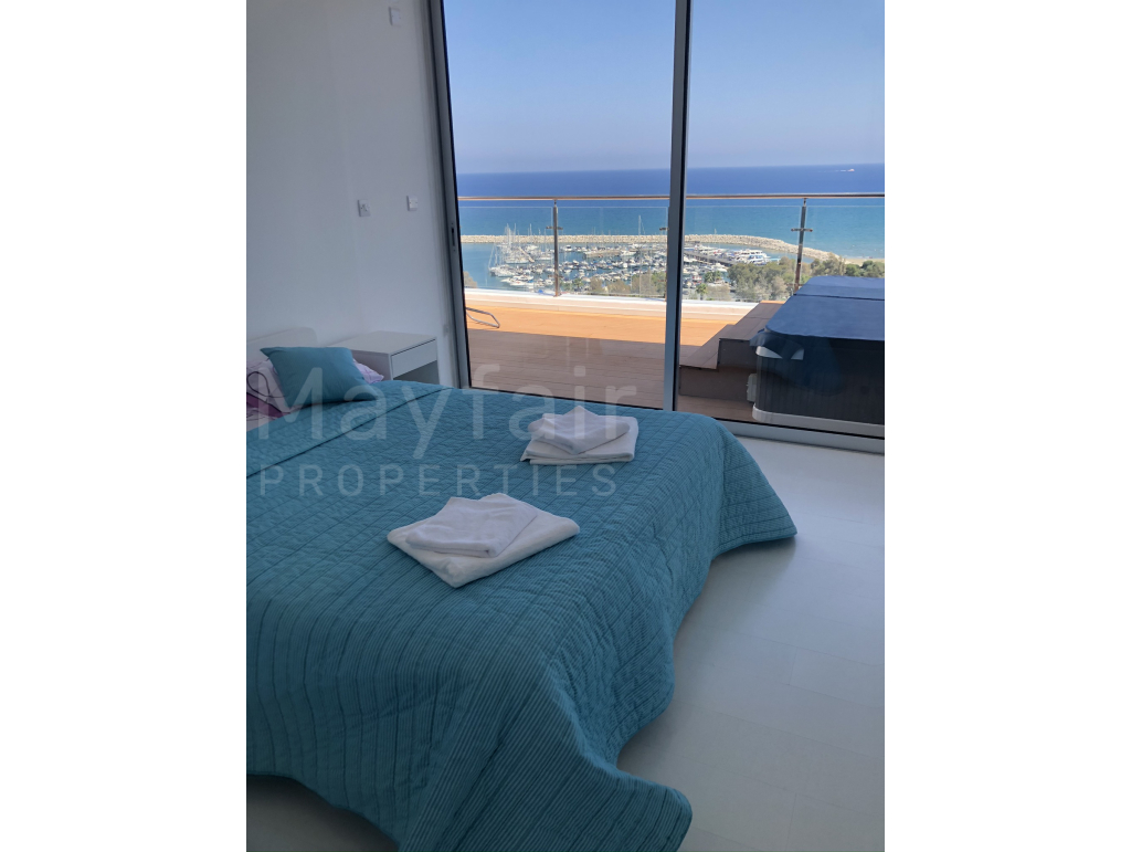 2 Bedroom Sea View Duplex in Town Centre Larnaca