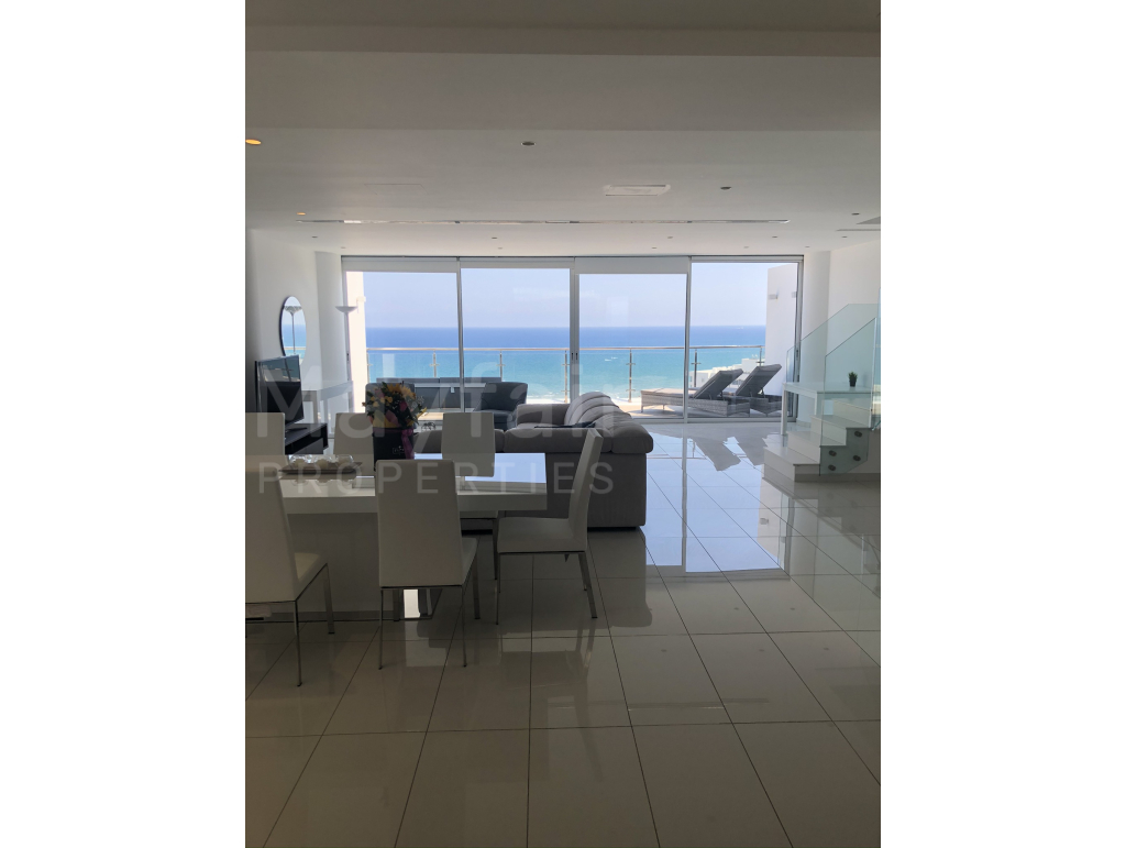 2 Bedroom Sea View Duplex in Town Centre Larnaca