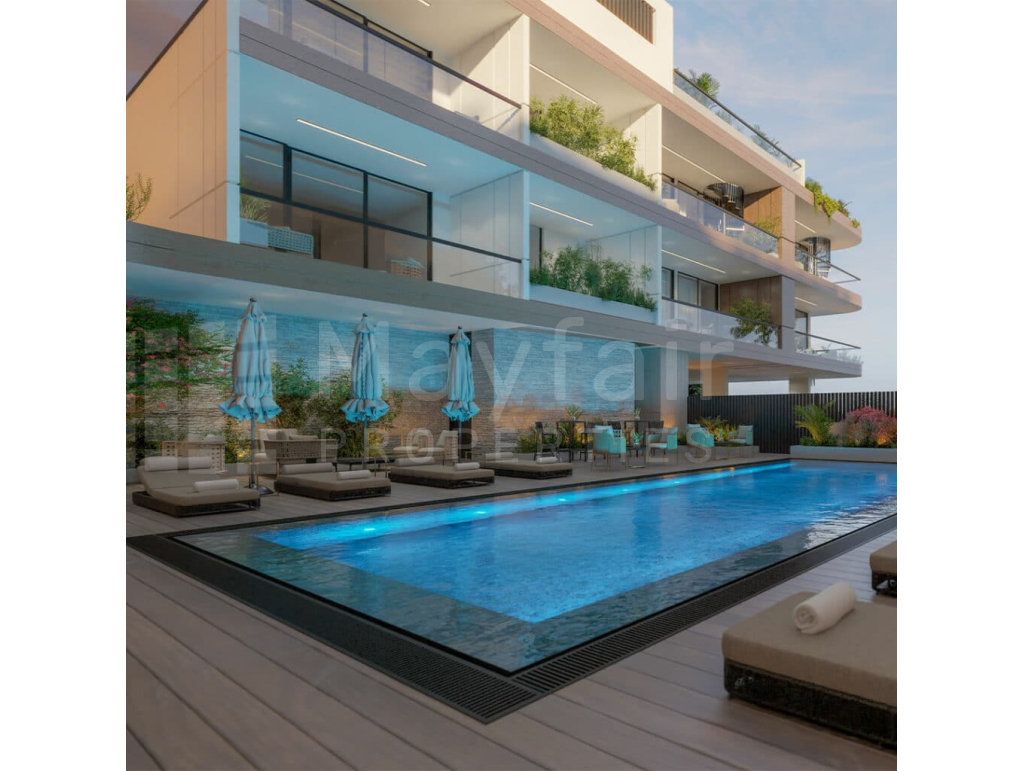 1 Bedroom Penthouse with Roof Garden in Livadia For Sale