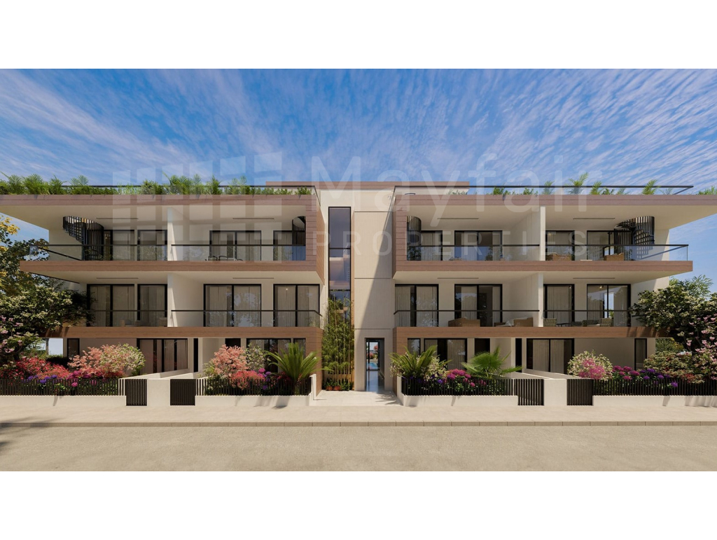 1 Bedroom Penthouse with Roof Garden in Livadia For Sale