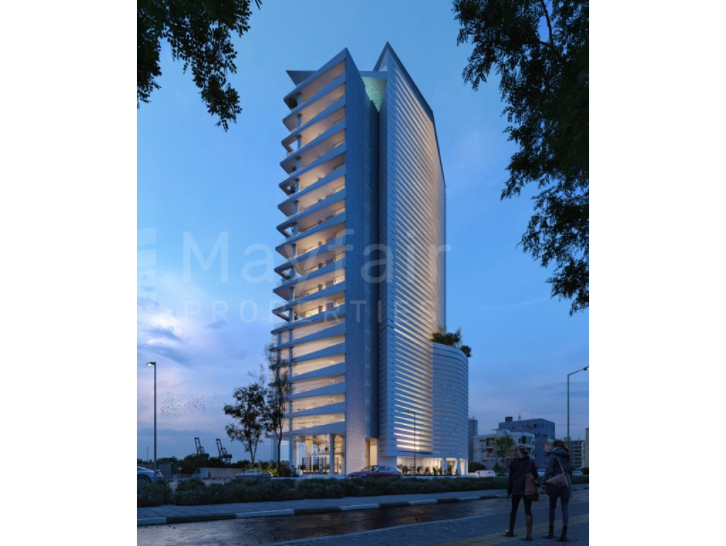 3-bedroom  Seaview Apartment near Larnaca Marina For Sale