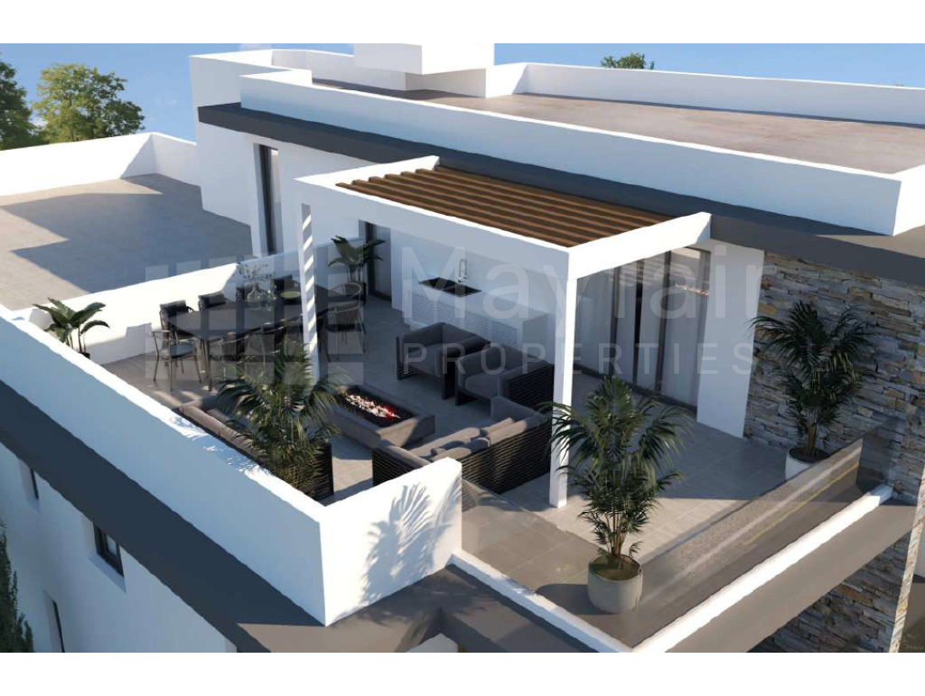 2-bedroom Top Floor Apartment in Kiti For Sale 