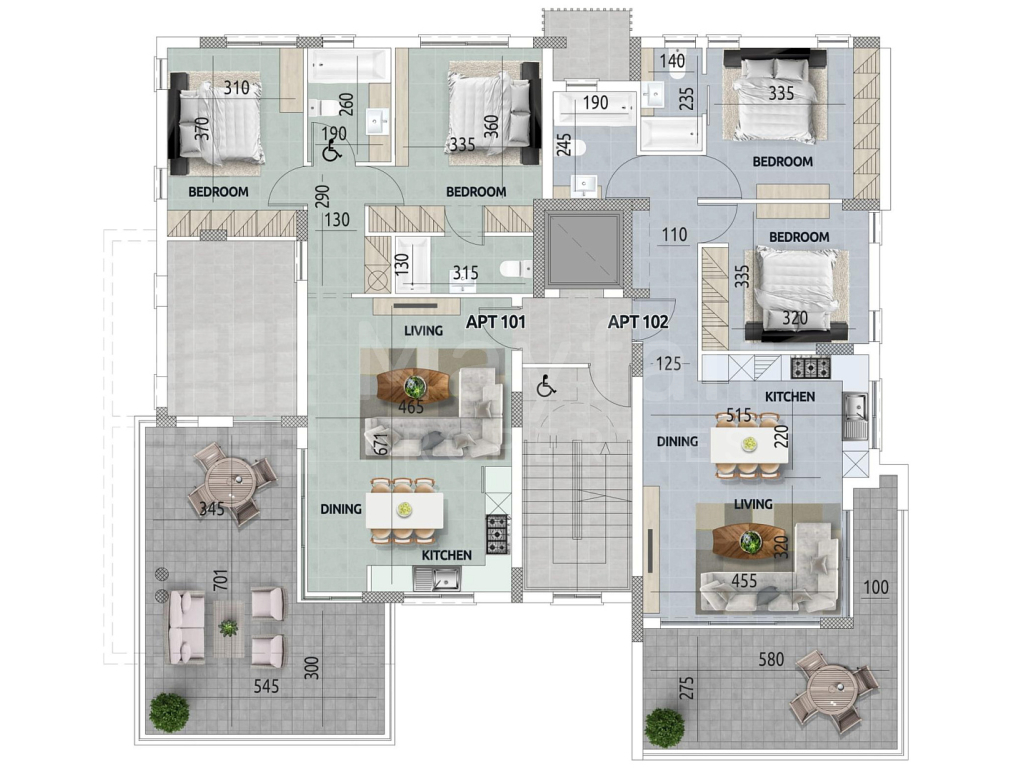 3-bedroom Penthouse in Kamares For Sale