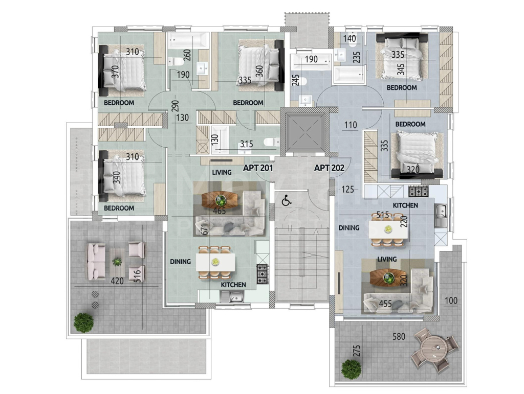 3-bedroom Penthouse in Kamares For Sale