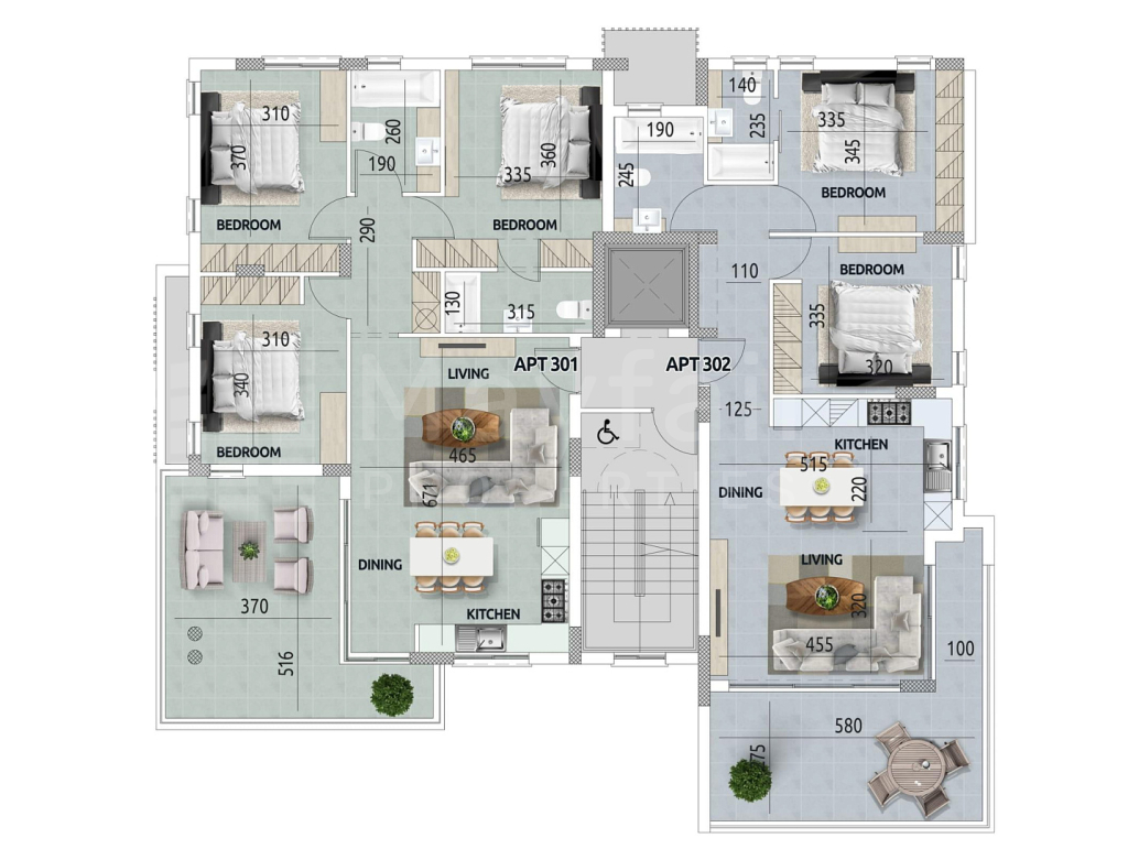 3-bedroom Penthouse in Kamares For Sale