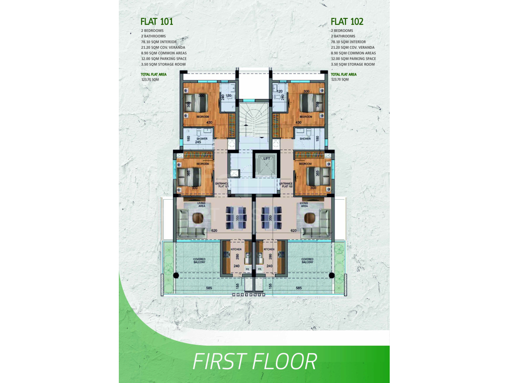 2plus1 Bedroom Penthouse in Sotiros For Sale