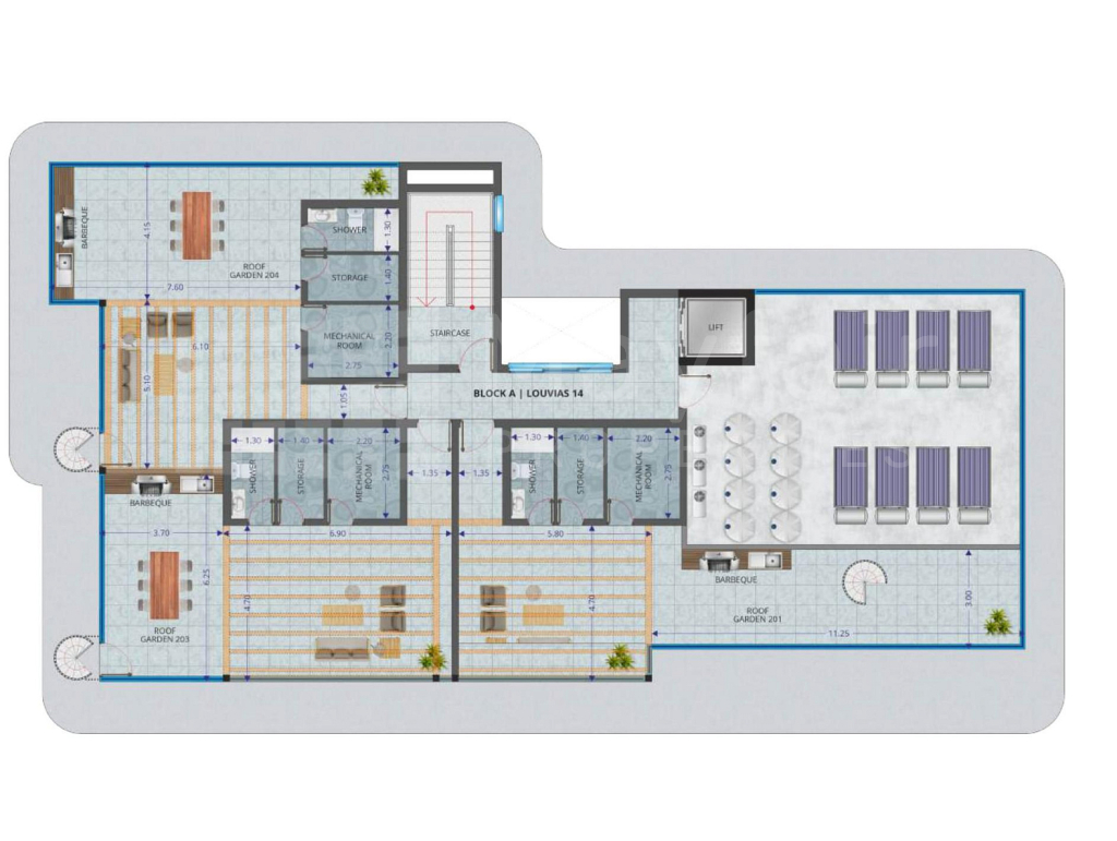 2 Bedroom Top Floor Apartment in Livadia For Sale